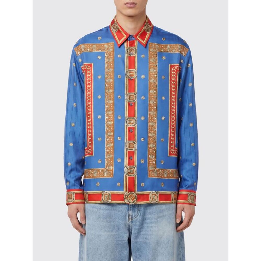 Versace Shirt Men Red